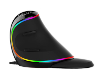 Delux Mysz pionowa M618Plus RGB - 1045654 - zdjęcie 3